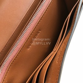 Burberry New Embossed Leather Long Wallet Tibetan Green