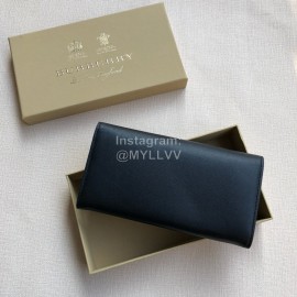 Burberry New Embossed Leather Long Wallet 