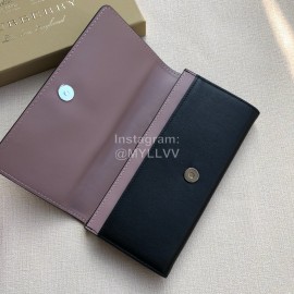 Burberry New Embossed Leather Long Wallet 