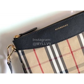 Burberry Classic Checkered Crossbody Bag For Women Black