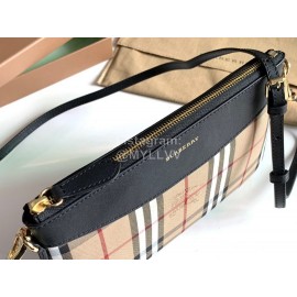 Burberry Classic Checkered Crossbody Bag For Women Black