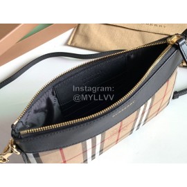 Burberry Classic Checkered Crossbody Bag For Women Black