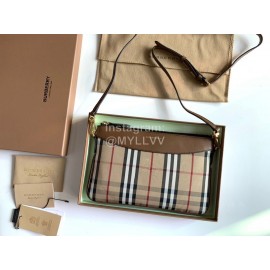 Burberry Classic Checkered Crossbody Bag For Women Brown