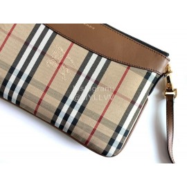 Burberry Classic Checkered Crossbody Bag For Women Brown