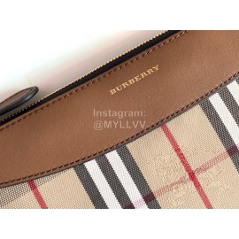 Burberry Classic Checkered Crossbody Bag For Women Brown