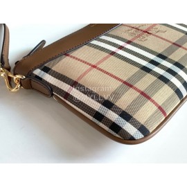 Burberry Classic Checkered Crossbody Bag For Women Brown