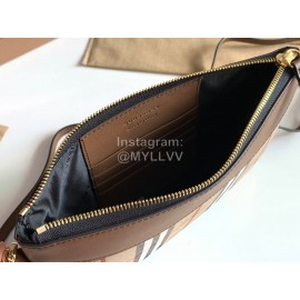 Burberry Classic Checkered Crossbody Bag For Women Brown