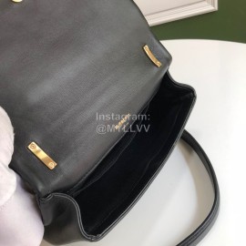 Burberry Soft Sheepskin Chain Bag Black