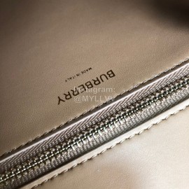 Burberry Leather Retro Messenger Bag For Women Khaki