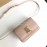 Burberry Leather Retro Messenger Bag For Women Pink