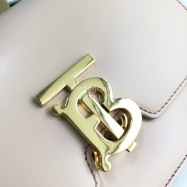 Burberry Leather Retro Messenger Bag For Women Pink