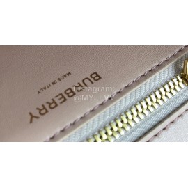 Burberry Leather Retro Messenger Bag For Women Pink