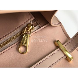 Burberry Leather Retro Messenger Bag For Women Pink