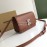Burberry Leather Retro Messenger Bag For Women Brown