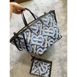 Burberry Classic Fashion Tote Bag For Women Blue