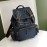 Burberry Nylon Calf Light Backpack Blue