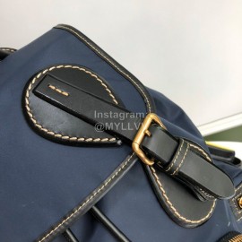 Burberry Nylon Calf Light Backpack Blue