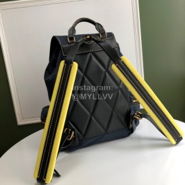 Burberry Nylon Calf Light Backpack Blue
