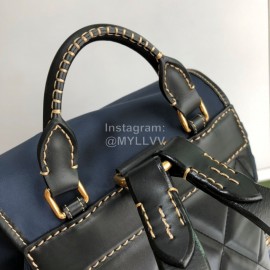 Burberry Nylon Calf Light Backpack Blue