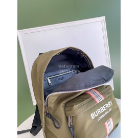 Burberry New Waterproof Nylon Backpack Green
