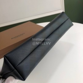 Burberry Grain Leather Handbag Blue