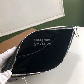 Burberry Grain Leather Handbag Blue