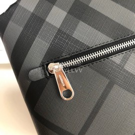 Burberry Grain Leather Handbag Gray