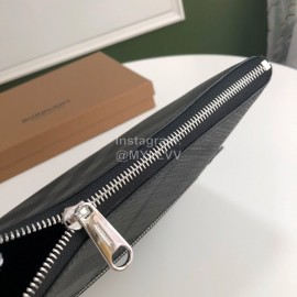 Burberry Grain Leather Handbag Gray