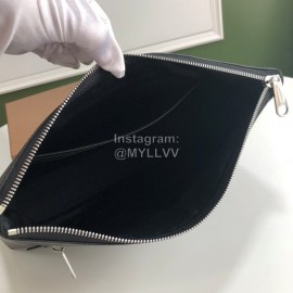 Burberry Grain Leather Handbag Gray