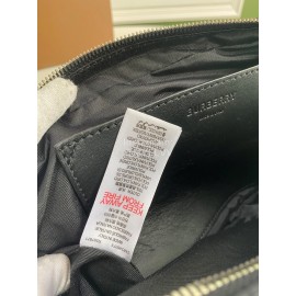 Burberry Nylon Leather Waist Bag Chest Bag