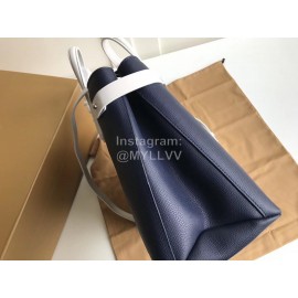 Burberry Blue Calfskin Handbag