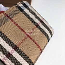 Burberry Soft Leather Short Wallet Red