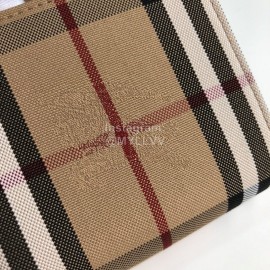 Burberry Soft Leather Short Wallet Coffee