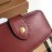 Burberry Soft Leather Short Wallet Wine Red