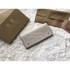 Burberry Fashion Two Color Long Wallet Beige