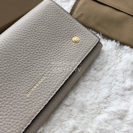 Burberry Fashion Two Color Long Wallet Beige
