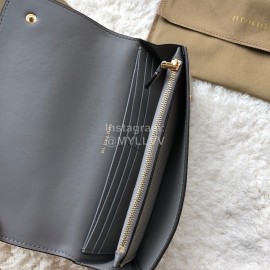 Burberry Fashion Two Color Long Wallet Beige