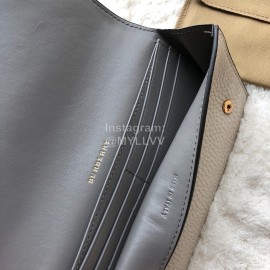 Burberry Fashion Two Color Long Wallet Beige