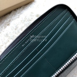 Burberry New Zipper Long Wallet Black