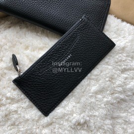 Burberry New Zipper Long Wallet Black