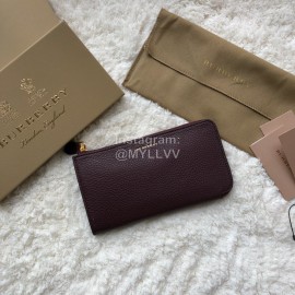Burberry New Zipper Long Wallet Coffee