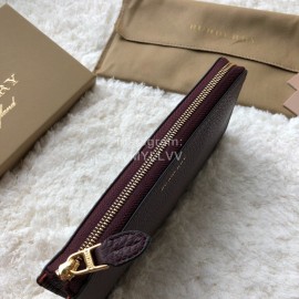 Burberry New Zipper Long Wallet Coffee