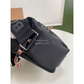 Burberry Black Nylon Light Messenger Bag