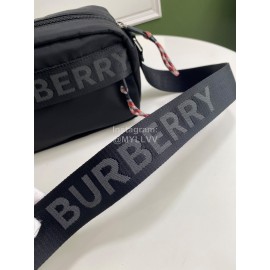 Burberry Black Nylon Light Messenger Bag