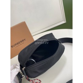 Burberry Black Nylon Light Messenger Bag