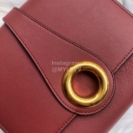 Burberry Small Fashion Messenger Bag For Women Purplish Red