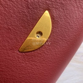 Burberry Small Fashion Messenger Bag For Women Purplish Red