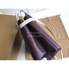 Burberry New Soft Calfskin Handbag Purple