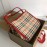 Burberry Classic Plaid Two Piece Case Bag Red