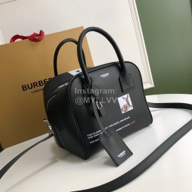 Burberry Printed Leather Handbag Messenger Bag